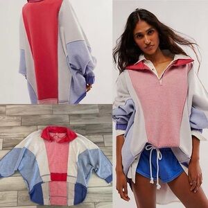 Free People sidewalk sweatshirt size L EUC
